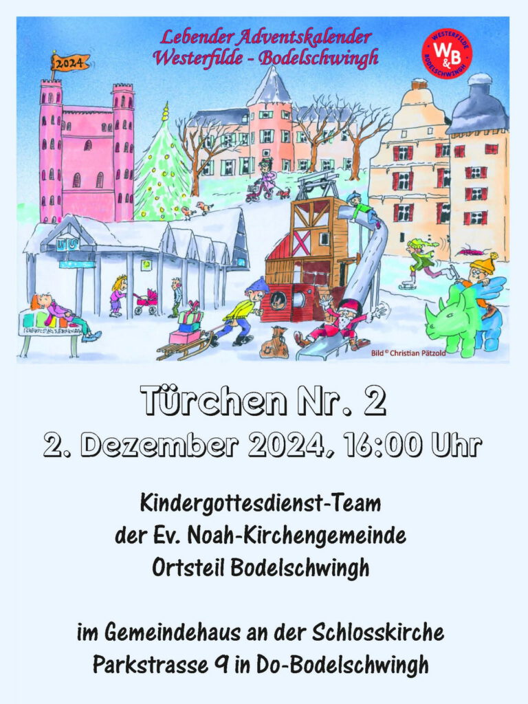 Lebender Adventskalender 2024 in Bodelschwingh und Westerfilde, Türchen Nr. 2