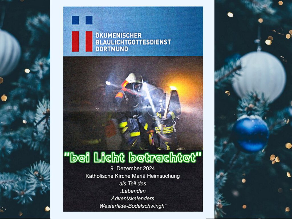 Lebender Adventskalender 2024 in Bodelschwingh und Westerfilde, Türchen Nr. 9